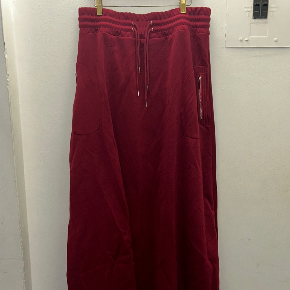 Sporty track  Red Women's Skirt